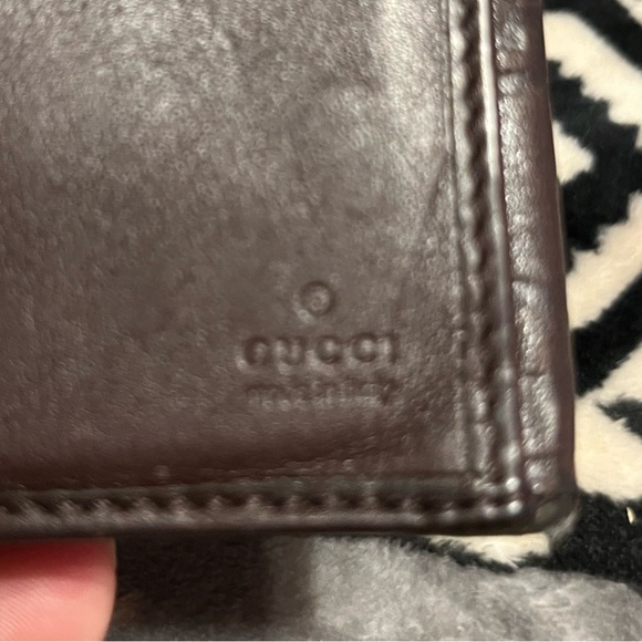GUCCI RaRe Vintage GG Guccissima Continental Brown Wallet - Picture 15 of 16